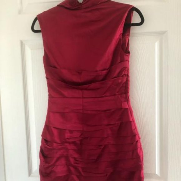Express Maroon/red Dress - Picture 6 of 9